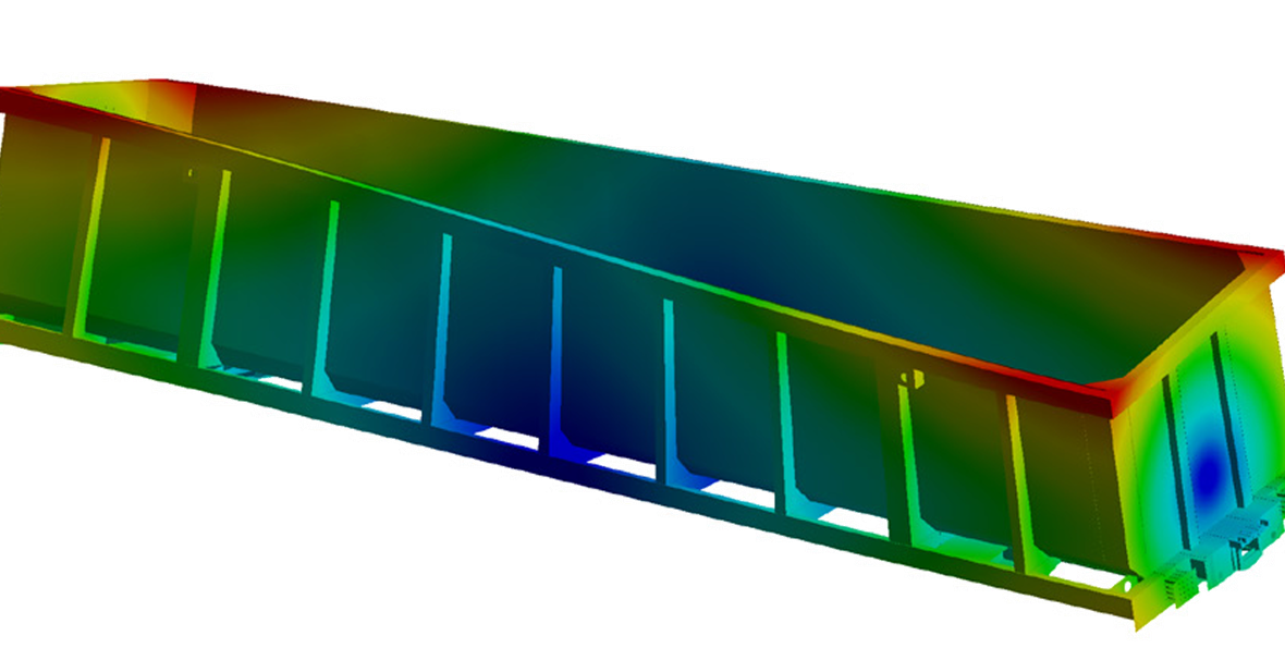 Static, Modal, and Fatigue Analysis of a High-Side Freight Wagon